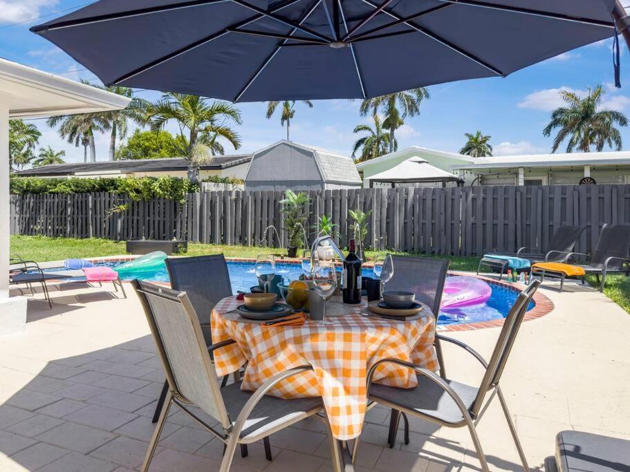 Amazing Home W Heated Pool 8 Mins To The Beach Lighthouse Point Eksteriør bilde