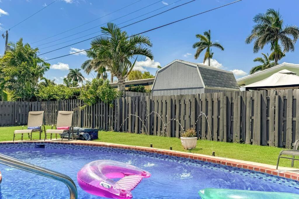 Amazing Home W Heated Pool 8 Mins To The Beach Lighthouse Point Eksteriør bilde